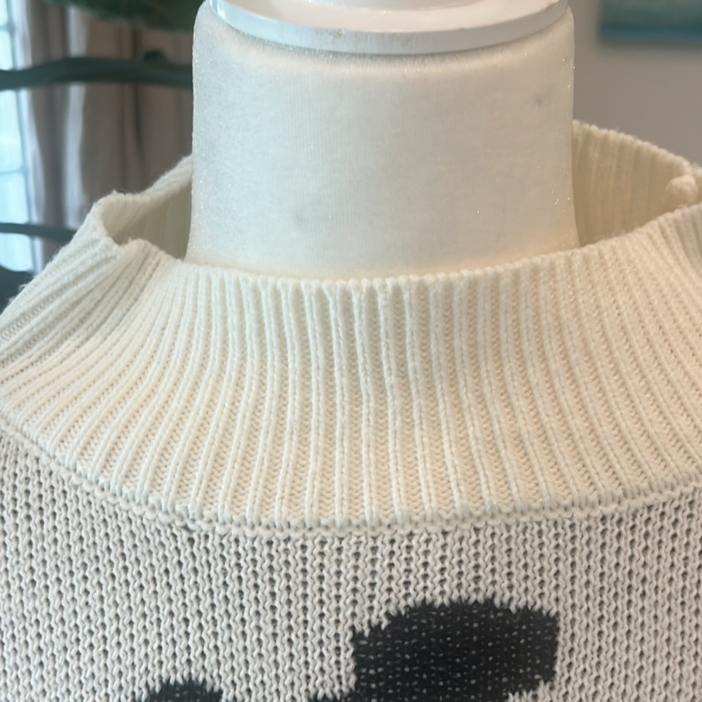 Cow Pattern Sweater - image 2